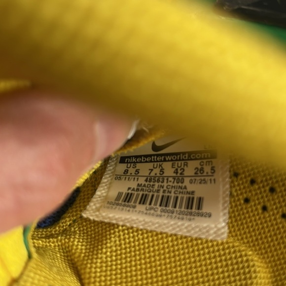 Nike Hyperdunk 2010 MS Brazil men’s -size 8.5 - Picture 8 of 9